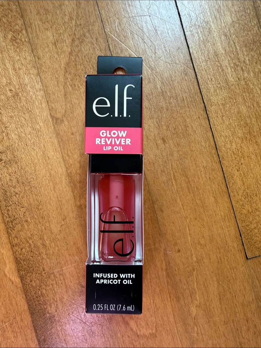 ELF Glow Reviver Lip Oil - Red Pink